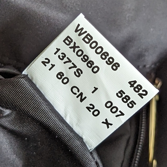 Furla Calipso Tote XL Nylon Leather Top Zip Toni Avocado Green Animal Print NWOT - Picture 13 of 16